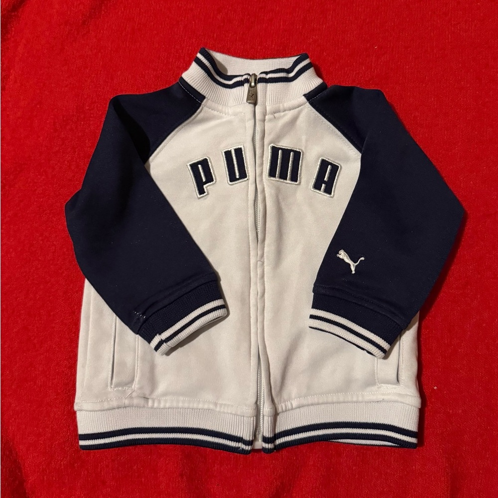 PUMA Kids Navy and White Sweatshirt